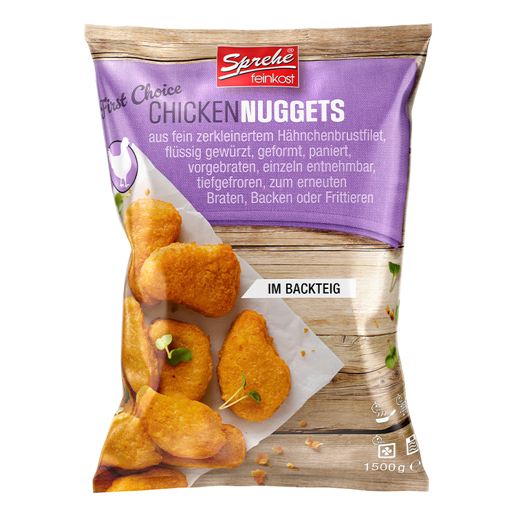 54571 Chicken Nuggets im Backteig im Beutel - Sprehe Feinkost